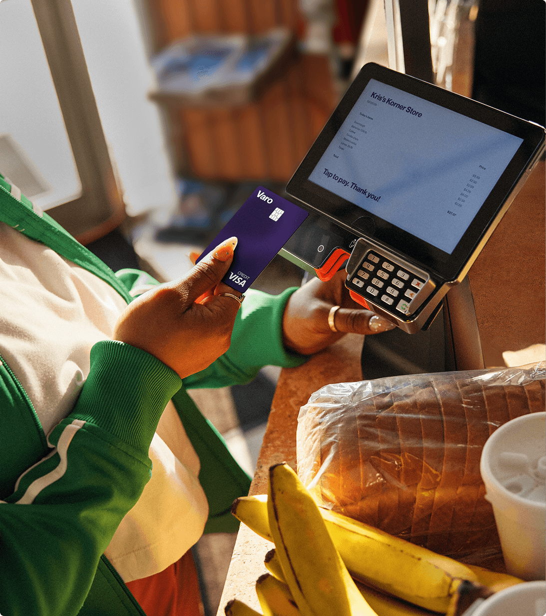 Varo Believe for groceries desktop