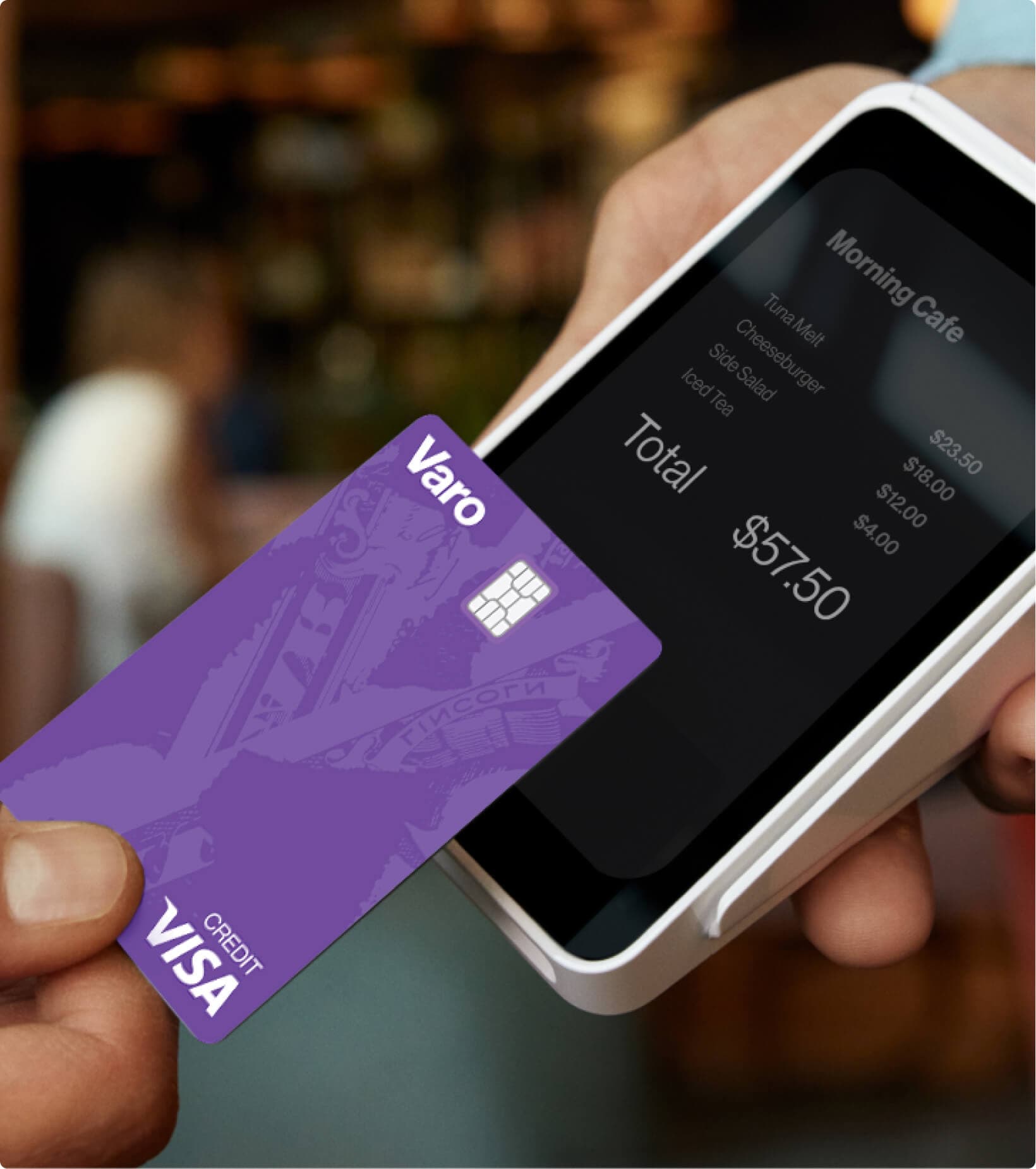 tap to pay varo visa square