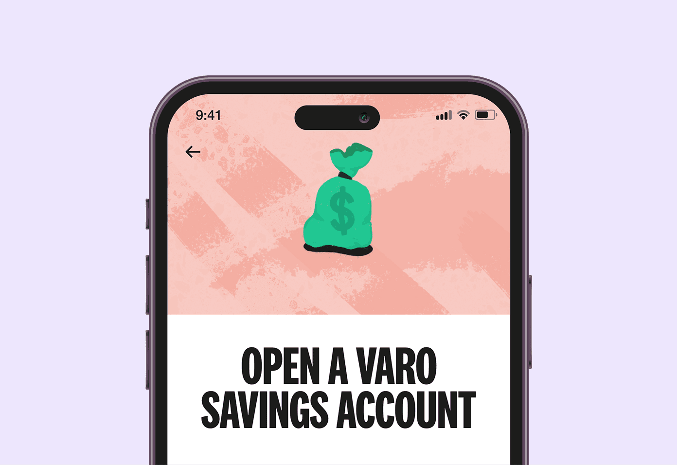 varo phone screen - open a varo savings account